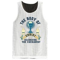 The Body Of Christ Celebrating The Eucharist Mesh Reversible Basketball Jersey Tank