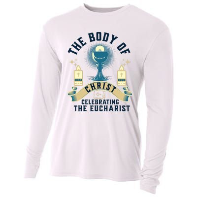 The Body Of Christ Celebrating The Eucharist Cooling Performance Long Sleeve Crew