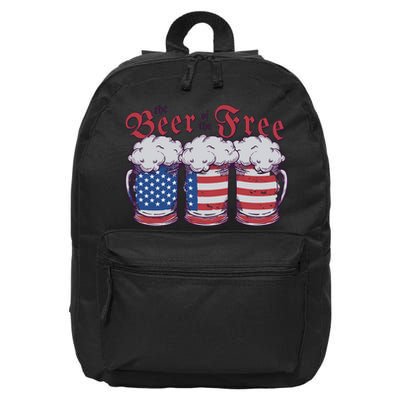 The Beer Of The Free 16 in Basic Backpack