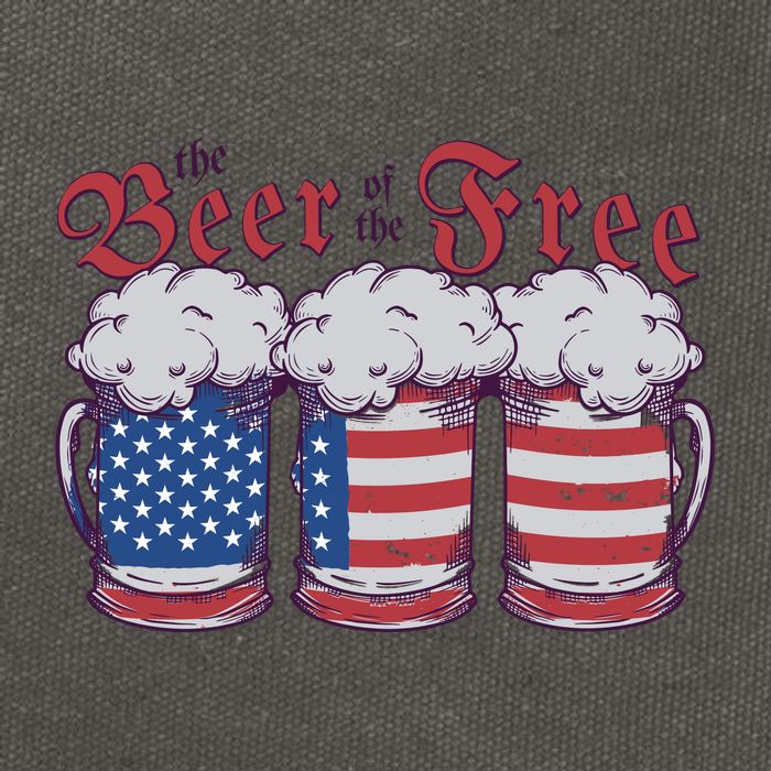 The Beer Of The Free Cotton Canvas Backpack