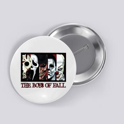 The Boy Of Fall Halloween Horror Character Squad Button