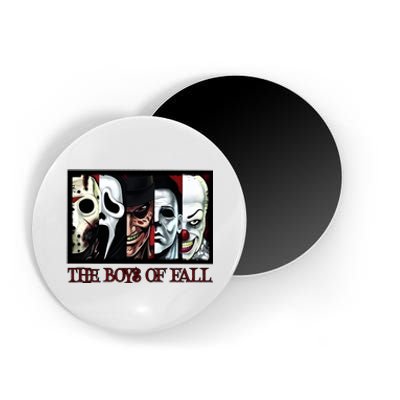 The Boy Of Fall Halloween Horror Character Squad Magnet