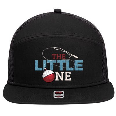 The Big One Fishing Family Part 2 Funny Graphic Funny Gift 7 Panel Mesh Trucker Snapback Hat