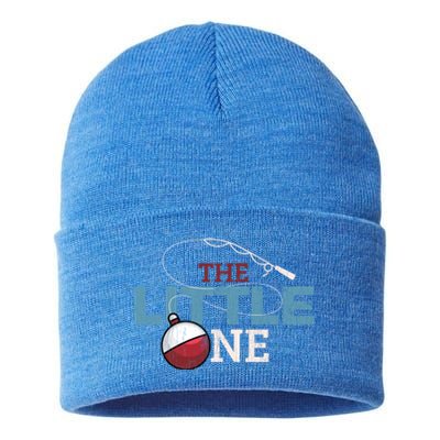 The Big One Fishing Family Part 2 Funny Graphic Funny Gift Sustainable Knit Beanie