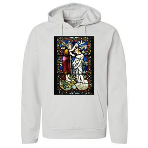 The Baptism Of Jesus Christ Performance Fleece Hoodie