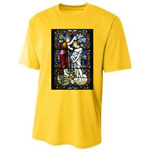 The Baptism Of Jesus Christ Performance Sprint T-Shirt