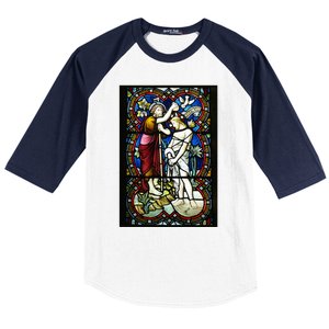 The Baptism Of Jesus Christ Baseball Sleeve Shirt