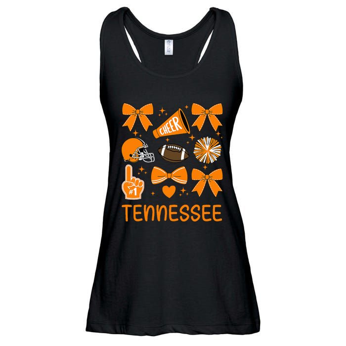 Tennessee Bow Orange For Tn Lovers Ladies Essential Flowy Tank