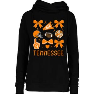 Tennessee Bow Orange For Tn Lovers Womens Funnel Neck Pullover Hood