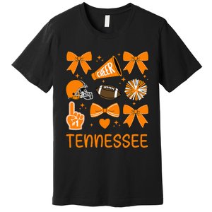 Tennessee Bow Orange For Tn Lovers Premium T-Shirt