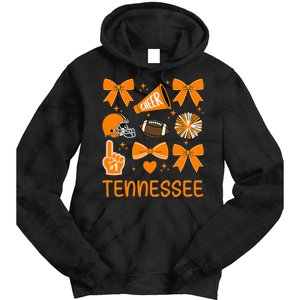 Tennessee Bow Orange For Tn Lovers Tie Dye Hoodie