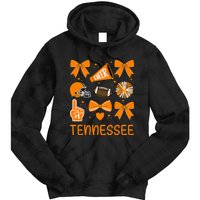 Tennessee Bow Orange For Tn Lovers Tie Dye Hoodie