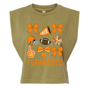 Tennessee Bow Orange For Tn Lovers Garment-Dyed Women's Muscle Tee