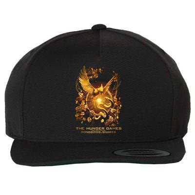 The Ballad Of Songbirds And Snakes Movie Poster Keyart Wool Snapback Cap