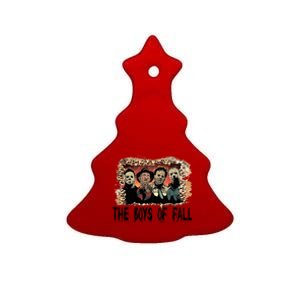 The Boys Of Fall Ceramic Tree Ornament