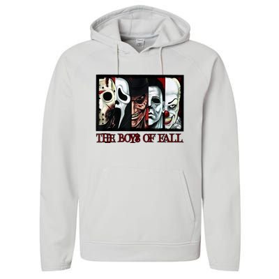 The Boyss Of Fall Horror Films Halloween Performance Fleece Hoodie