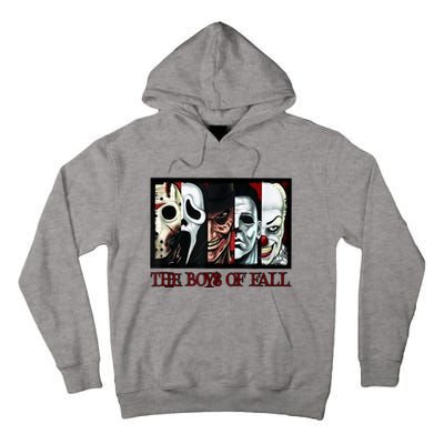 The Boyss Of Fall Horror Films Halloween Tall Hoodie