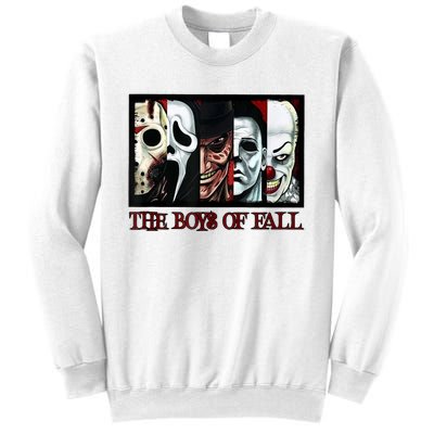 The Boyss Of Fall Horror Films Halloween Sweatshirt