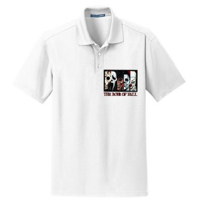 The Boyss Of Fall Horror Films Halloween Dry Zone Grid Polo