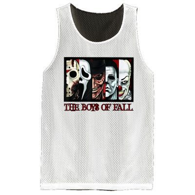 The Boyss Of Fall Horror Films Halloween Mesh Reversible Basketball Jersey Tank