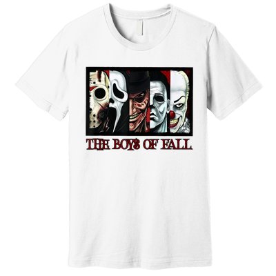 The Boyss Of Fall Horror Films Halloween Premium T-Shirt