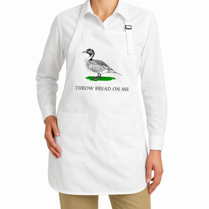 Throw Bread On Me Funny Duck Apparel Apron