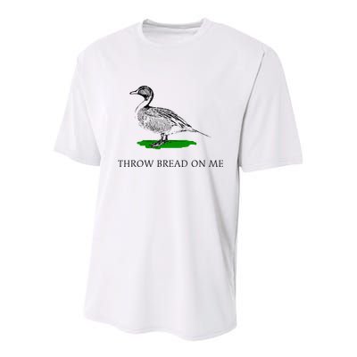 Throw Bread On Me Funny Duck Apparel Youth Performance Sprint T-Shirt