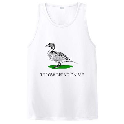 Throw Bread On Me Funny Duck Apparel PosiCharge Competitor Tank