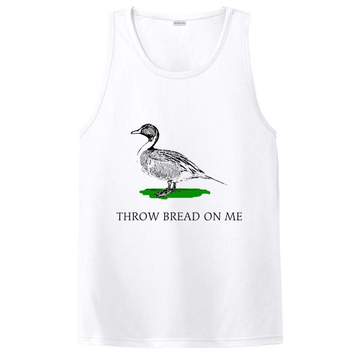 Throw Bread On Me Funny Duck Apparel PosiCharge Competitor Tank