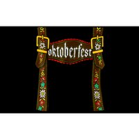 Traditional Bavarian Oktoberfest 24 Lederhosen Beer Drinkin Bumper Sticker