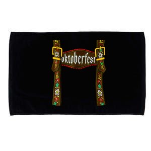 Traditional Bavarian Oktoberfest 24 Lederhosen Beer Drinkin Microfiber Hand Towel