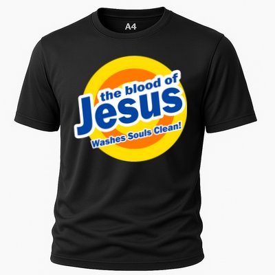 The Blood Of Jesus Washes Souls Clean Performance Shirt