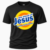 The Blood Of Jesus Washes Souls Clean Cooling Performance Crew T-Shirt