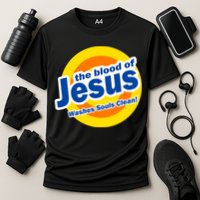 The Blood Of Jesus Washes Souls Clean Cooling Performance Crew T-Shirt