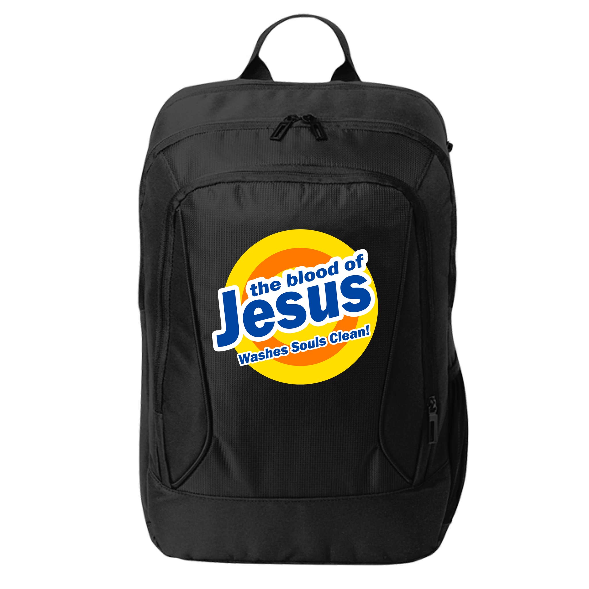 The Blood Of Jesus Washes Souls Clean City Backpack