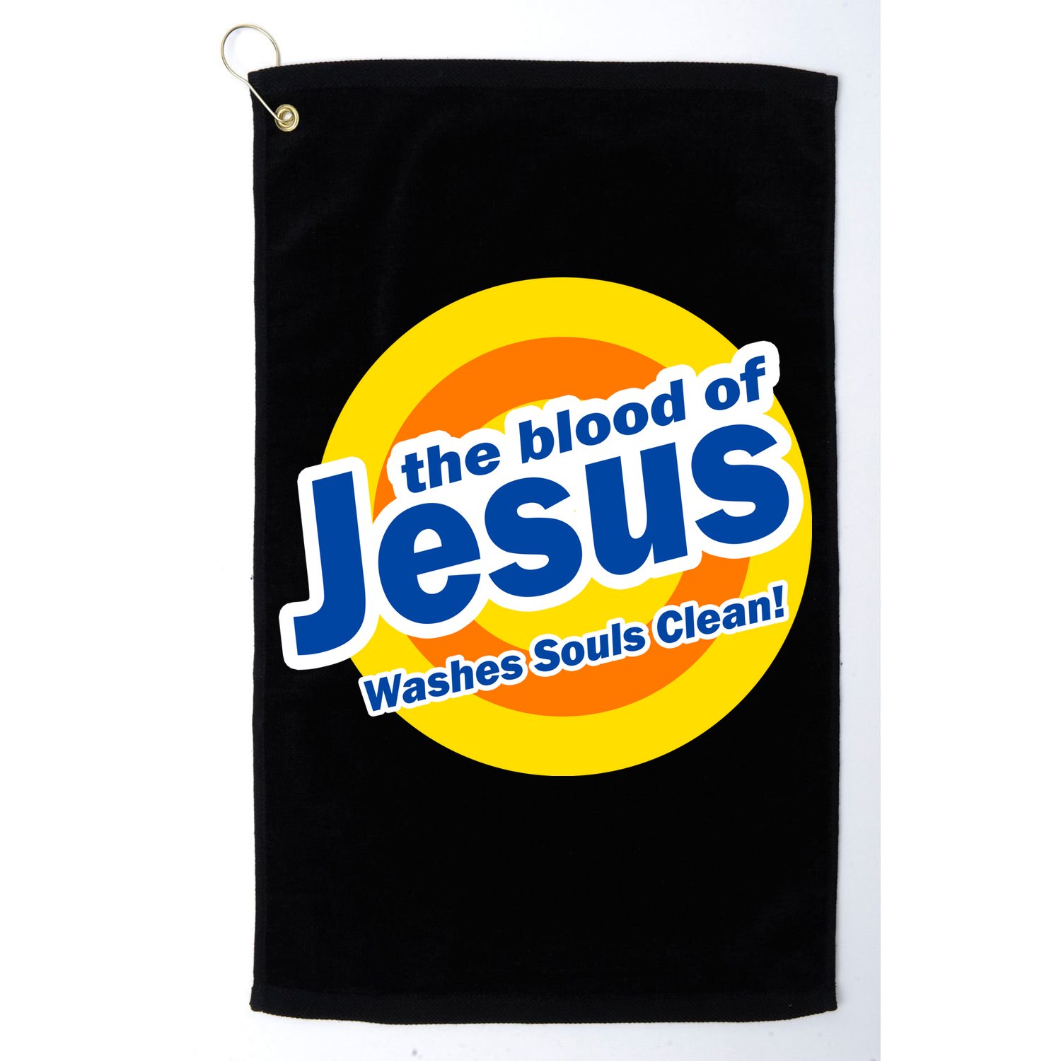 The Blood Of Jesus Washes Souls Clean Golf Towel