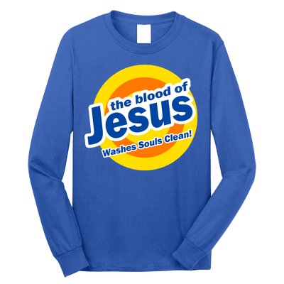The Blood Of Jesus Washes Souls Clean Long Sleeve Shirt