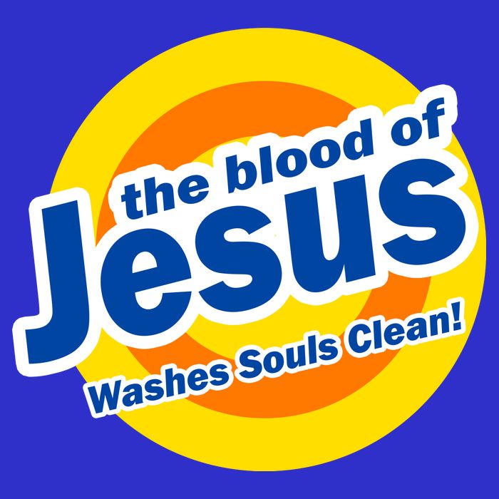 The Blood Of Jesus Washes Souls Clean 16 in Basic Backpack