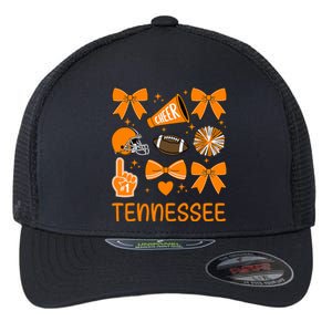 Tennessee Bow Orange For Tn Lovers Football Flexfit Unipanel Trucker Cap