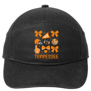 Tennessee Bow Orange For Tn Lovers Football 7-Panel Snapback Hat