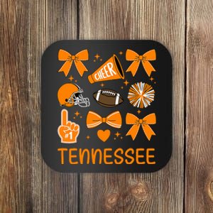 Tennessee Bow Orange For Tn Lovers Football Coaster