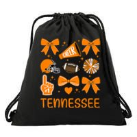 Tennessee Bow Orange For Tn Lovers Football Drawstring Bag