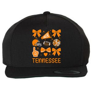 Tennessee Bow Orange For Tn Lovers Football Wool Snapback Cap