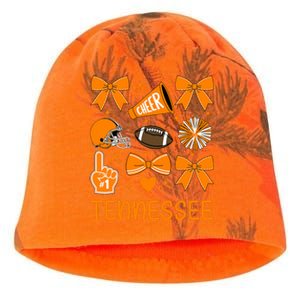 Tennessee Bow Orange For Tn Lovers Football Kati - Camo Knit Beanie