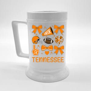 Tennessee Bow Orange For Tn Lovers Football Beer Stein