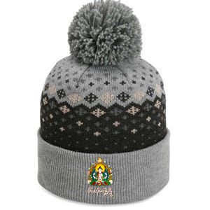 Tibetan Buddha Om Mani Padme Hum Amitabh The Baniff Cuffed Pom Beanie