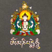 Tibetan Buddha Om Mani Padme Hum Amitabh Cotton Canvas Backpack