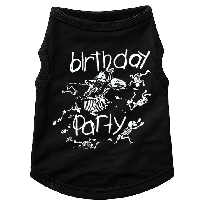 The Birthday Party Screen Printed Doggie Tank