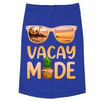 Tropical Beach Palm Tree Ocean Summer Vacation Vacay Mode Meaningful Gift Doggie Tank