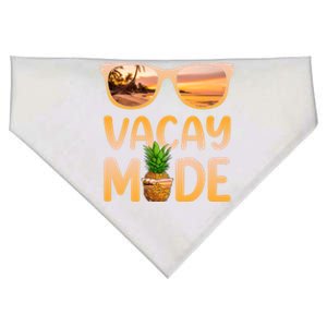 Tropical Beach Palm Tree Ocean Summer Vacation Vacay Mode Meaningful Gift USA-Made Doggie Bandana